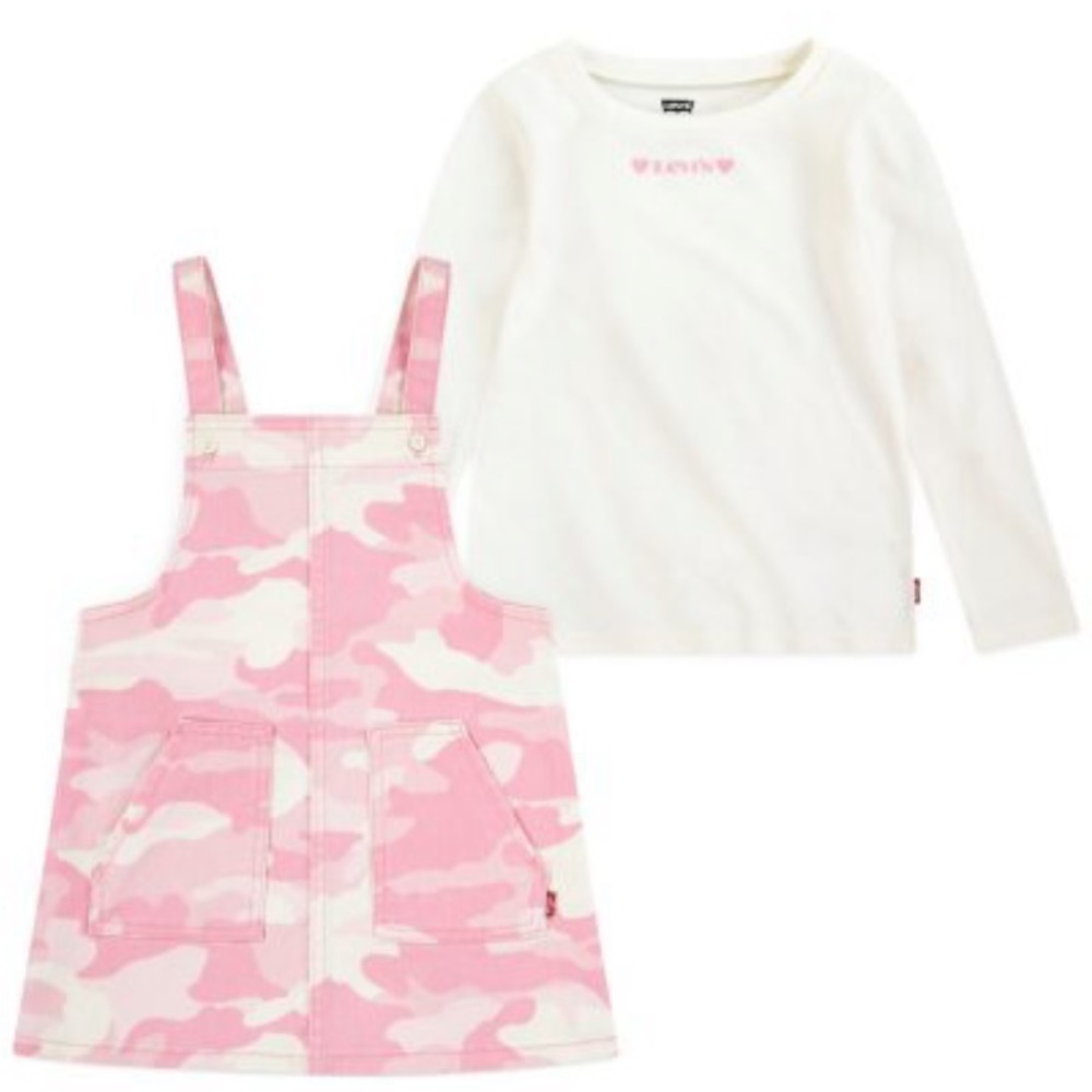 Levi Toddler girl long sleeve and skirt all set 3T